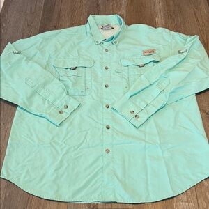Columbia Omni Shield PFG  Men's Button-Down Long Sleeve Shirt